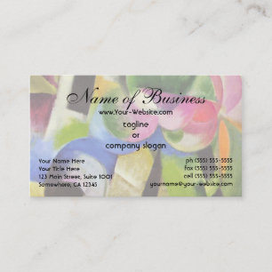 Haus mit Bäumen von Franz Marc Visitenkarte