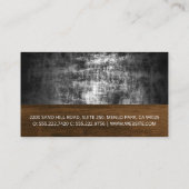 Haus mit Bauwerkzeugen Visitenkarte (Rückseite)