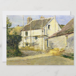Haus mit Gerüst (Vintage Bauarbeiten) Karte