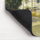 Haus mit Gerüst (Vintages Gebäude) Mousepad (Ecke)