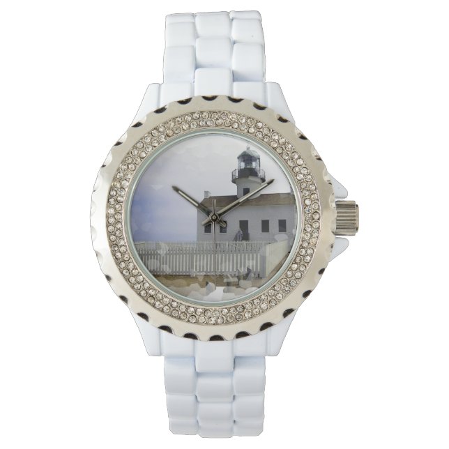 Haus mit Licht Armbanduhr (Vorderseite)