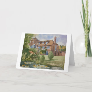 Haus mit Lilienteich Karte