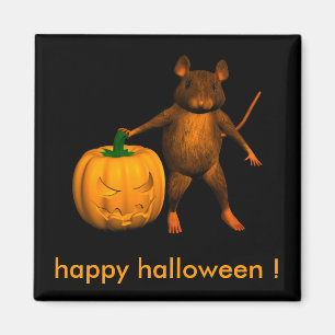 Haus mit Pumpkin Magnet