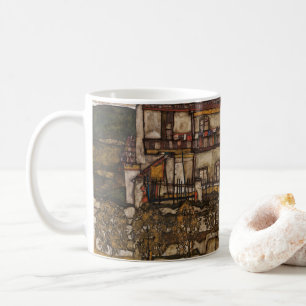 Haus mit Schindeldach von Egon Schiele Kaffeetasse