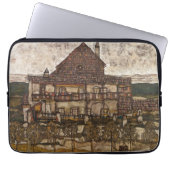 Haus mit Steindach von Egon Schiele Laptopschutzhülle (Vorderseite)