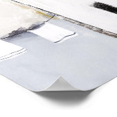 Haus mit Wäsche Poster (Ecke)