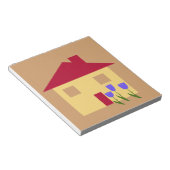 Haus Notizblock (angewinkelt)
