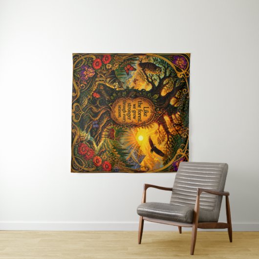 Haus oder Wohnheim / Büro Unikate Kunst - Wandteppich (Beispiel (Horizontal))
