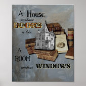 Haus ohne Bücher Sammelkunst Poster oder Print (Vorne)