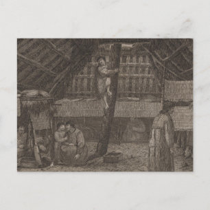 Haus Oonalashka, Alaska Postkarte