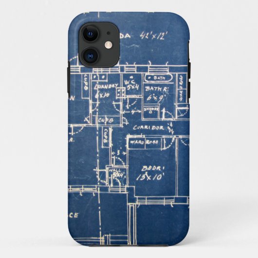 Haus-Pläne Case-Mate iPhone Hülle (Rückseite)