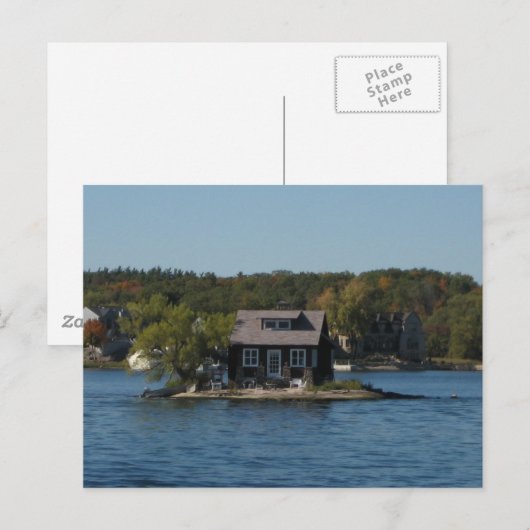 Haus Postkarte (Vorne/Hinten)