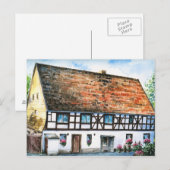 Haus Postkarte (Vorne/Hinten)