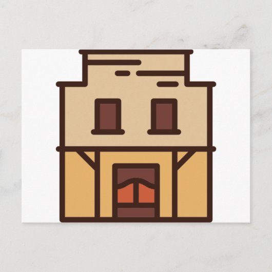 Haus Postkarte (Vorderseite)