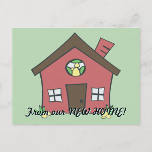 Haus-Postkarte Ankündigungspostkarte