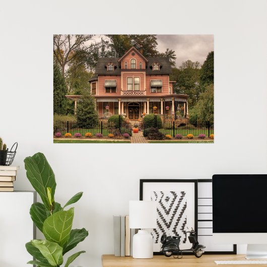 Haus - Puppenhaus Poster (Heimbüro)