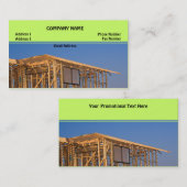 Haus-Rahmen-Visitenkarte Visitenkarte (Vorne/Hinten)