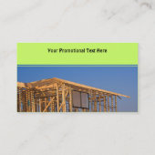 Haus-Rahmen-Visitenkarte Visitenkarte (Rückseite)