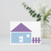 Haus - Real Anwesen Postkarte (Stehend Vorderseite)