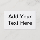 Haus-Reinigung Visitenkarte (Rückseite)