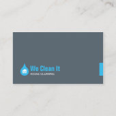 Haus-Reinigungs-Visitenkarte Visitenkarte (Vorderseite)