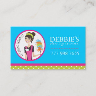 Haus-Reinigungs-Visitenkarten Visitenkarte