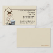 Haus-Reinigungs-Visitenkarten Visitenkarte (Vorne/Hinten)