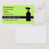 Haus-Reinigungs-Visitenkarten Visitenkarte (Vorne/Hinten)