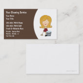 Haus-Reinigungs-Visitenkarten Visitenkarte (Vorne/Hinten)