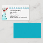 Haus-Reinigungs-Visitenkarten Visitenkarte (Vorne/Hinten)