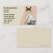 Haus-Reinigungs-Visitenkarten Visitenkarte (Vorne/Hinten)