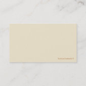 Haus-Reinigungs-Visitenkarten Visitenkarte (Rückseite)