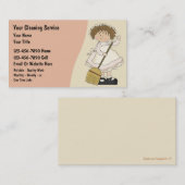 Haus-Reinigungs-Visitenkarten Visitenkarte (Vorne/Hinten)