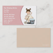 Haus-Reinigungs-Visitenkarten Visitenkarte (Vorne/Hinten)