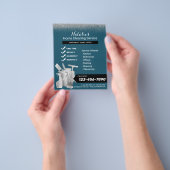 Haus-Reinigungsservice-Haus Behaltend Aquamarin Flyer (Gruppe)