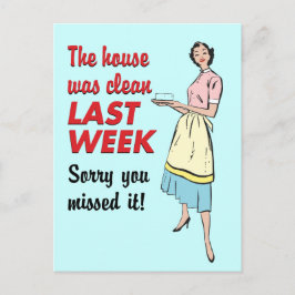 Haus sauber postkarte