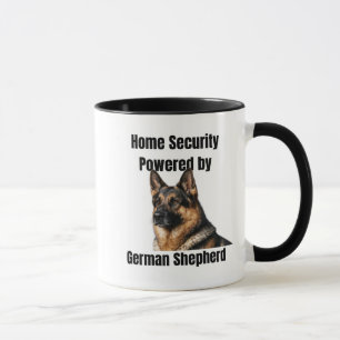 Haus Sicherheit durch Deutscher Schäferhund Tasse