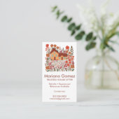 Haus Sitzen Garten Bauernhof Maßgeschneidert Visitenkarte (Stehend Vorderseite)