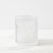 Haus-Skizze. Grau Mattglastasse (Mittel)