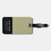 Haus-Spatz 2008 Gepäckanhänger (Rückseite horizontal)