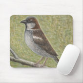 Haus-Spatz 2008 Mousepad (Mit Mouse)