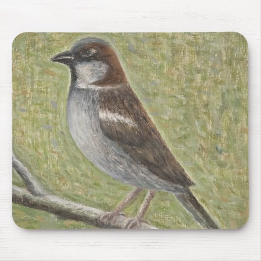 Haus-Spatz 2008 Mousepad (Vorne)