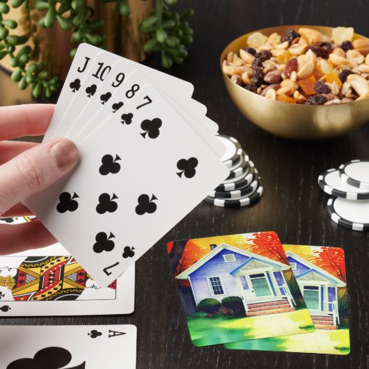 Haus Spielkarten (In Situ)