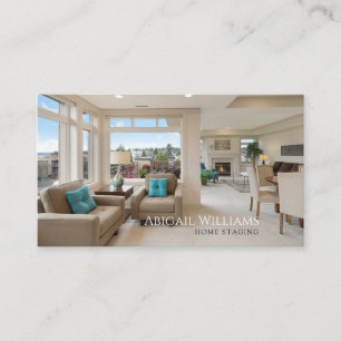 Haus-Staging-Foto Visitenkarte