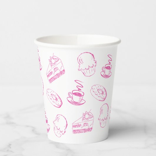 Haus Steffryz Einfache Bäckerei Pappbecher (Links)