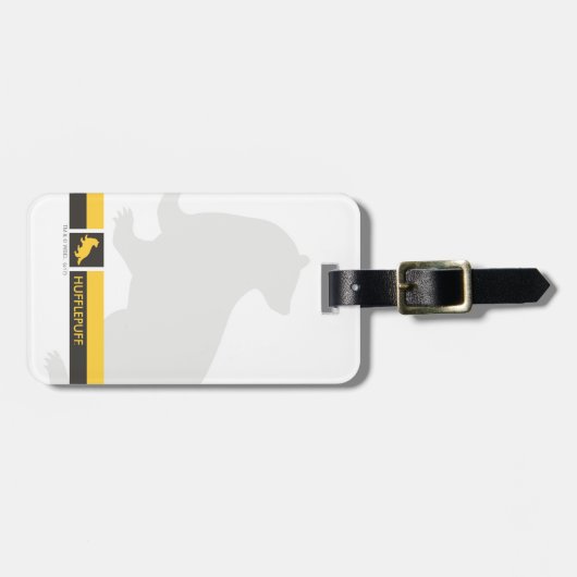 Haus-Stolz-Grafik Harry Potters | Hufflepuff Gepäckanhänger (Vorderseite horizontal)