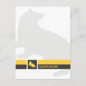 Haus-Stolz-Grafik Harry Potters | Hufflepuff Postkarte (Vorderseite)