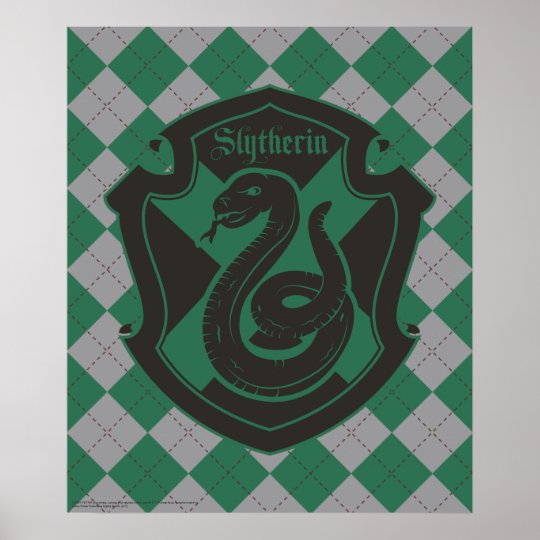 Haus-Stolz-Wappen Harry Potter | Slytherin Poster | Zazzle.de