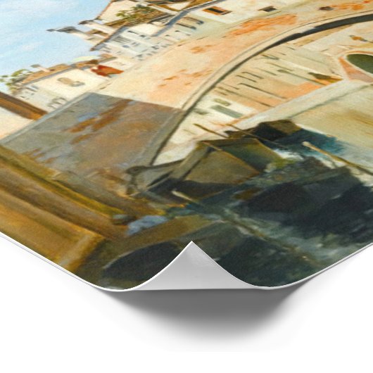 Haus Tintoretto, Venedig (1874) Poster (Ecke)