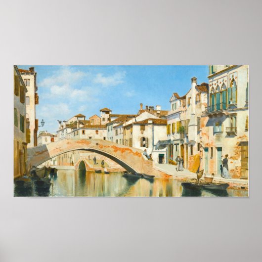 Haus Tintoretto, Venedig (1874) Poster (Vorne)